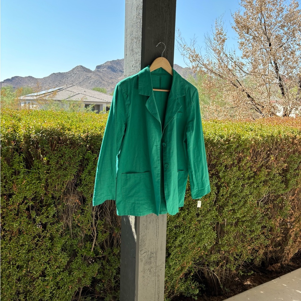 Vintage 100% Cotton oversized blazer